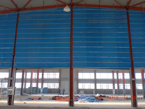 無機布防火卷簾門工程